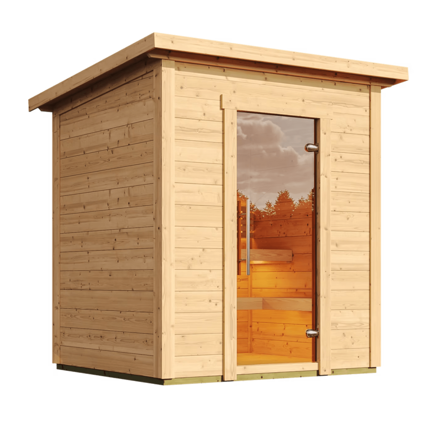 SaunaLife G2 | 4 - Person Traditional Outdoor Sauna - Topture