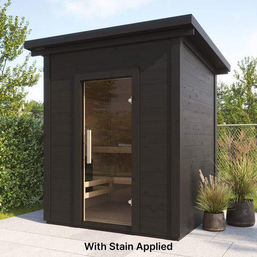 SaunaLife G2 Traditional Outdoor Sauna | 4 - Person - Topture