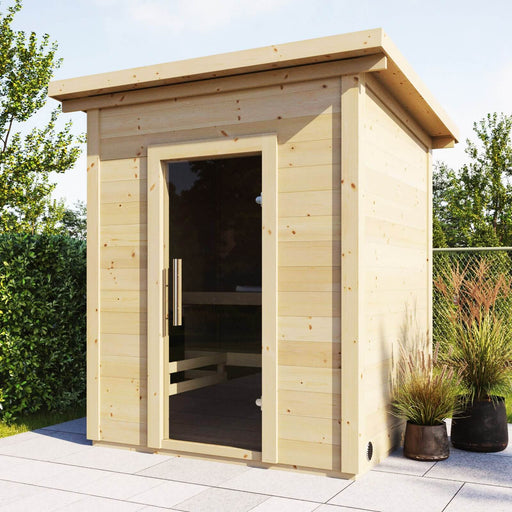 SaunaLife G2 Traditional Outdoor Sauna | 4 - Person - Topture