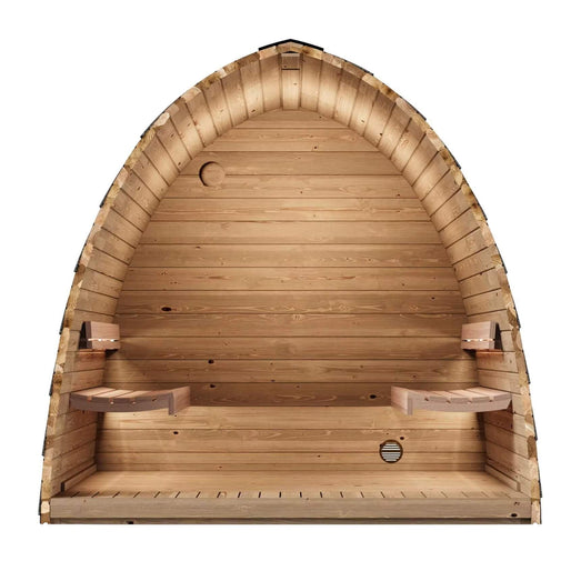 SaunaLife G3 Outdoor Sauna | 4 - Person Traditional Pod Sauna - Topture