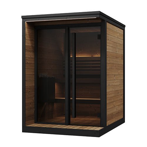 SaunaLife GL4 4 Person Outdoor Sauna Kit - Topture