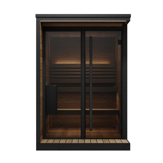 SaunaLife GL4 4 Person Outdoor Sauna Kit - Topture