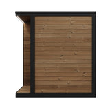 SaunaLife GL4 4 Person Outdoor Sauna Kit - Topture