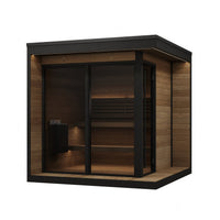 SaunaLife GL6 6 Person Outdoor Sauna Kit - Topture