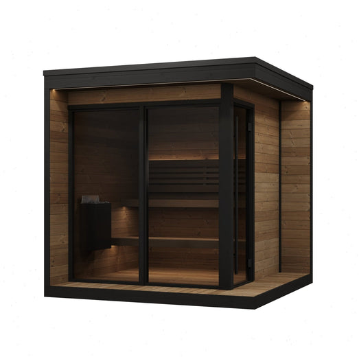 SaunaLife GL6 6 Person Outdoor Sauna Kit - Topture