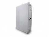 SaunaLife Model 301 waterproof electrical enclosure closed, side view