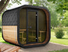 SaunaLife Model CL7G | 6 - Person Cube Sauna with Glass Front - Topture