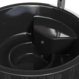 SaunaLife S6 7 - Person Wood - Burning Hot Tub - Topture