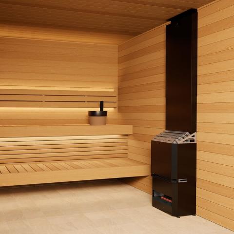 Saunum Air 4.8kW Electric Sauna Heater w/ Climate Equalizer | AIR 5 - Topture