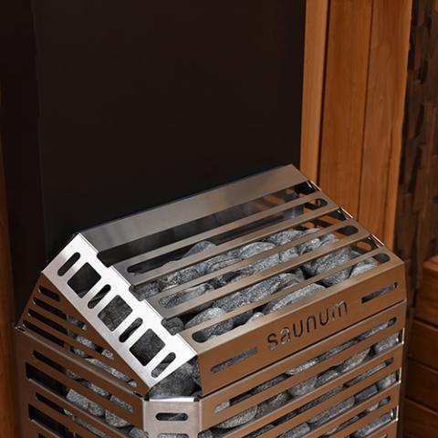 Saunum Air 6.4kW Electric Sauna Heater w/ Climate Equalizer | AIR 7 - Topture