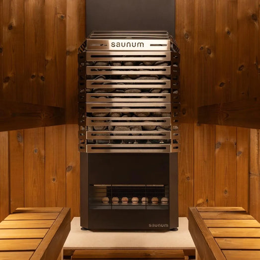 Saunum Air 6.4kW Electric Sauna Heater w/ Climate Equalizer | AIR 7 - Topture