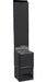 Saunum Air L 13 electric sauna heater with full climate equalizer column on a white background