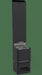Saunum Air L 13 electric sauna heater with full climate equalizer column on a white background