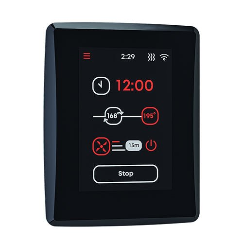 Saunum Air Perfect 240V Electric Sauna Heater Package w/ Climate Equalizer, Digital Controller & WiFi and Stones - Topture