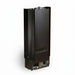 Angled view of the Saunum Air Perfect black electric sauna heater with stones