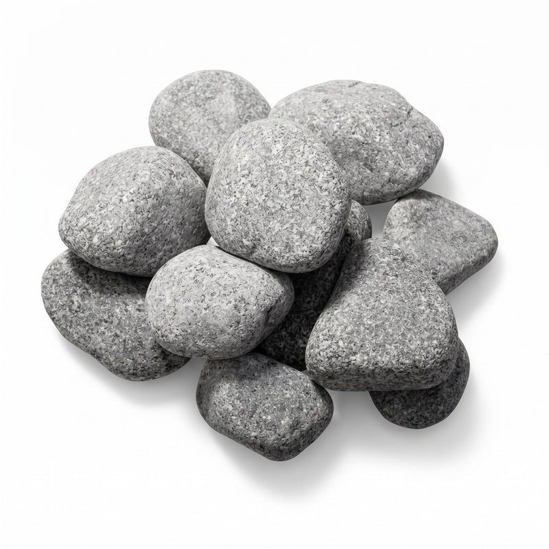 Saunum Rounded Olivine Sauna Heater Stones 2"-4" | 4 Boxes