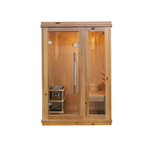 SunRay Aston 200TN | 1 - 2 Person Traditional Indoor Sauna - Topture
