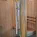 SunRay Aston 200TN glass door with vertical chrome and wood handle