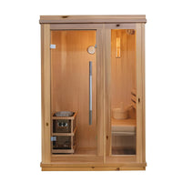 SunRay Aston HL100TN | 1 - Person Traditional Indoor Sauna - Topture