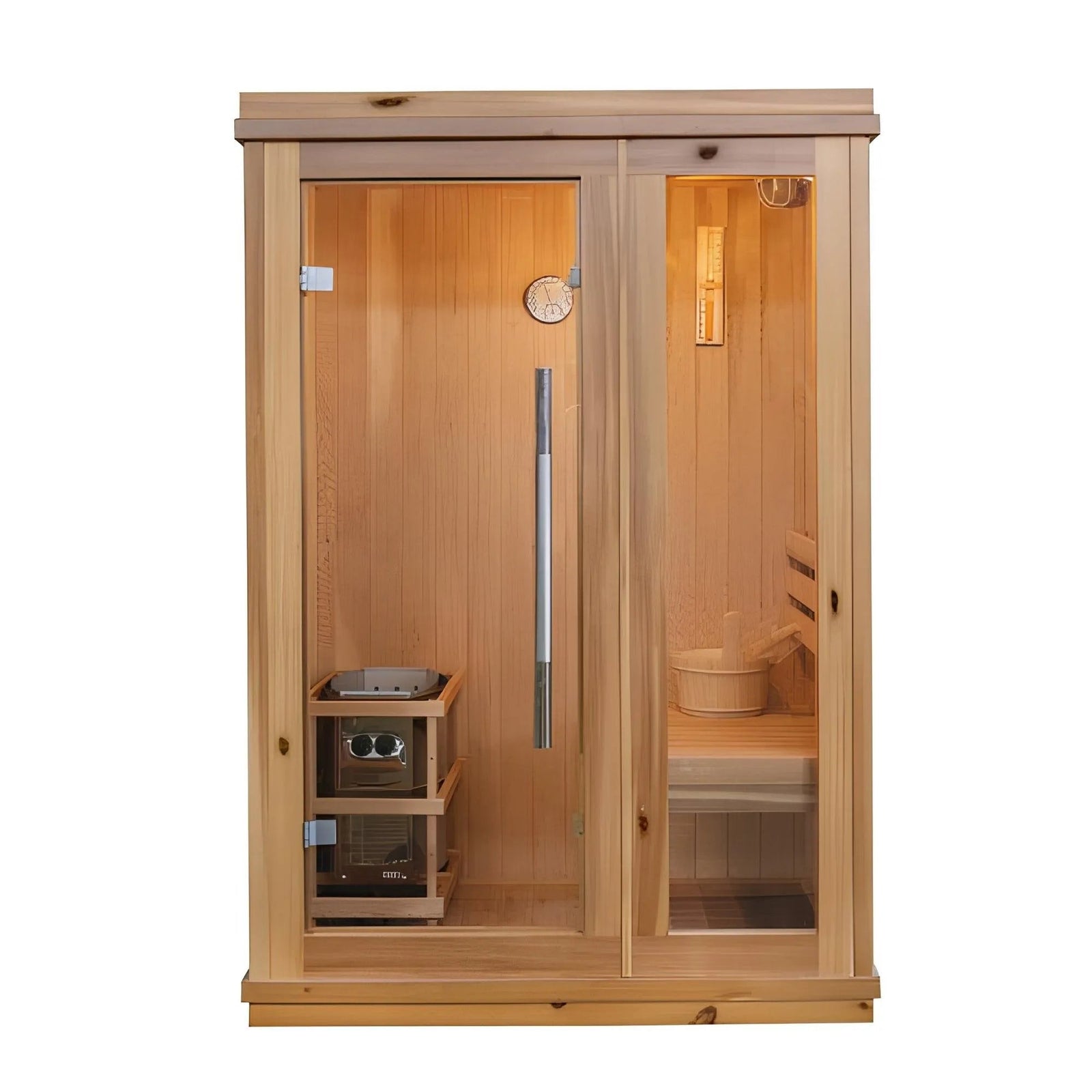 SunRay Aston HL100TN | 1 - Person Traditional Indoor Sauna - Topture