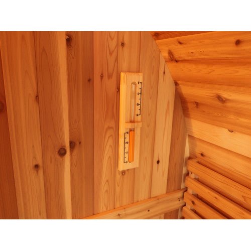 Sunray Aurora 300SH | 2 - 4 - Person Traditional Barrel Sauna - Topture