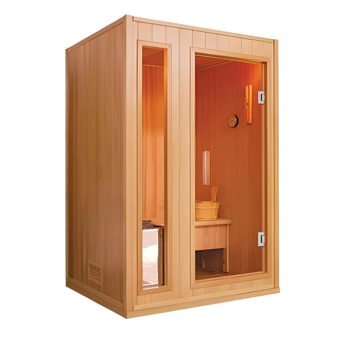 Sunray Baldwin 2-Person Indoor Traditional Sauna HL200SN - Topture