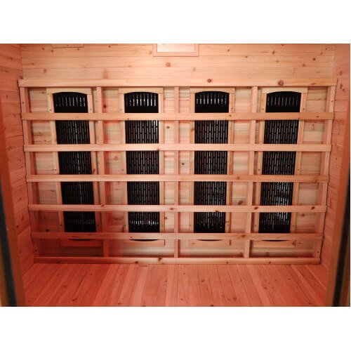 Sunray Cayenne 4 - Person Infrared Outdoor Sauna 400D3 - Topture