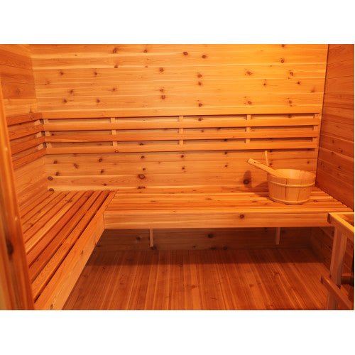 SunRay Denali 4 - Person Traditional Outdoor Sauna 400D5 - Topture