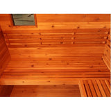 SunRay Denali 4 - Person Traditional Outdoor Sauna 400D5 - Topture