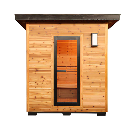 SunRay Denali 4 - Person Traditional Outdoor Sauna 400D5 - Topture