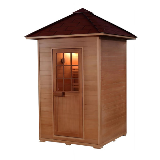 Sunray Eagle 2 - Person Outdoor Traditional Sauna HL200D1 - Topture