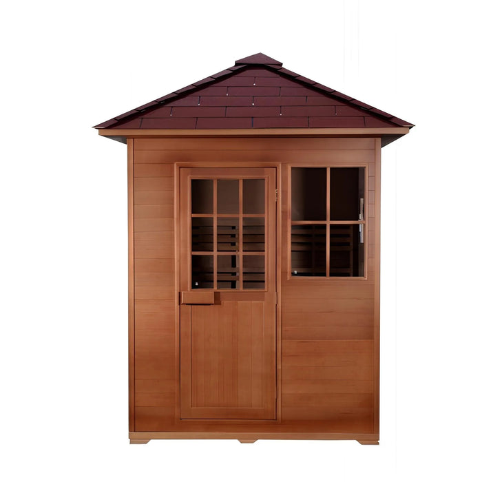 Sunray Freeport 3-Person Traditional Outdoor Sauna HL300D1 - Topture