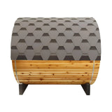 Sunray Galley 400SH | 4 - Person Traditional Barrel Sauna - Topture