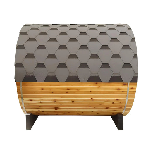Sunray Galley 400SH | 4 - Person Traditional Barrel Sauna - Topture
