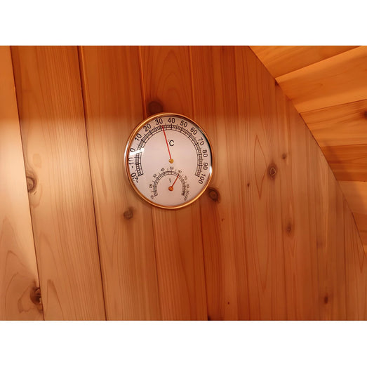 Sunray Galley 400SH | 4 - Person Traditional Barrel Sauna - Topture