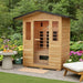Sunray Grandby 3 - Person Outdoor Infrared Sauna 300D3 - Topture