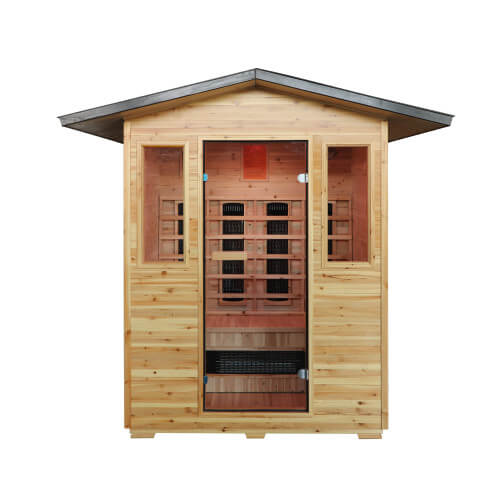 Sunray Grandby 3 - Person Outdoor Infrared Sauna 300D3 - Topture