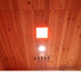 SunRay Grandby 300D3 ceiling light and reading lamp inside the sauna