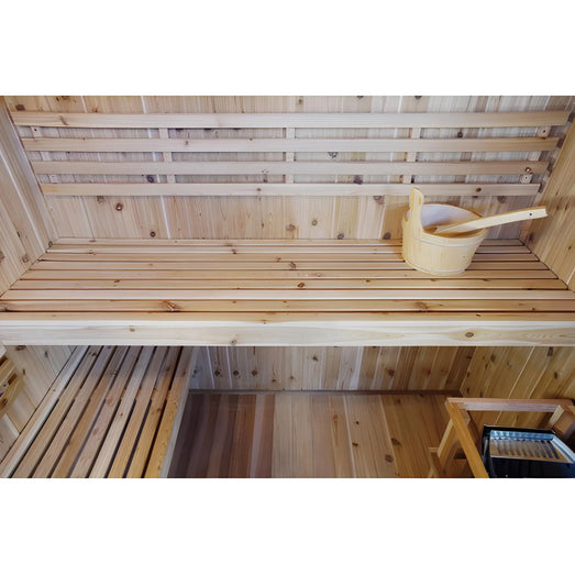 Sunray Hampton 300TN | 3 - Person Indoor Traditional Sauna - Topture