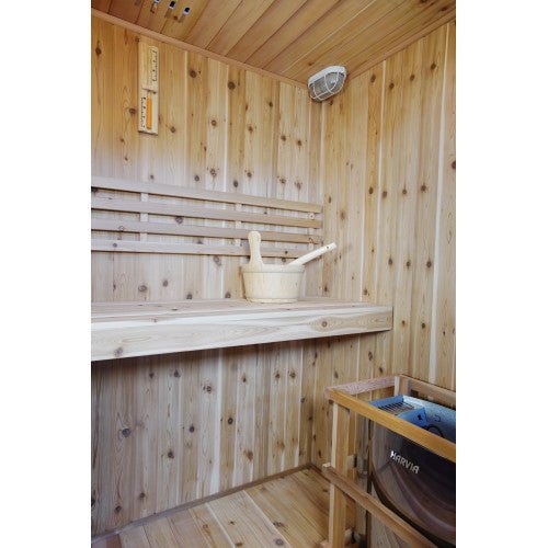 Sunray Hampton 300TN | 3 - Person Indoor Traditional Sauna - Topture