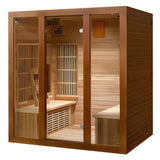 Sunray Roslyn 4 - Person Infrared Indoor Sauna HL400KS - Topture