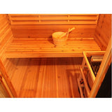 SunRay Seneca 3 - Person Traditional Outdoor Sauna 300D5 - Topture