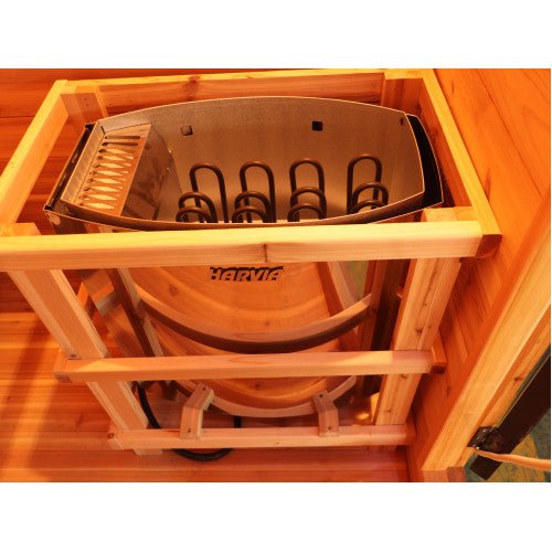 SunRay Seneca 3 - Person Traditional Outdoor Sauna 300D5 - Topture