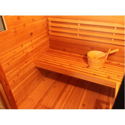 SunRay Seneca 3 - Person Traditional Outdoor Sauna 300D5 - Topture