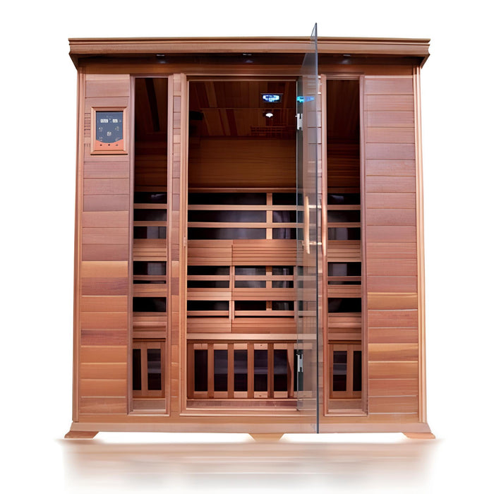 Sunray Sequoia 4 - Person Infrared Indoor Sauna HL400K - Topture