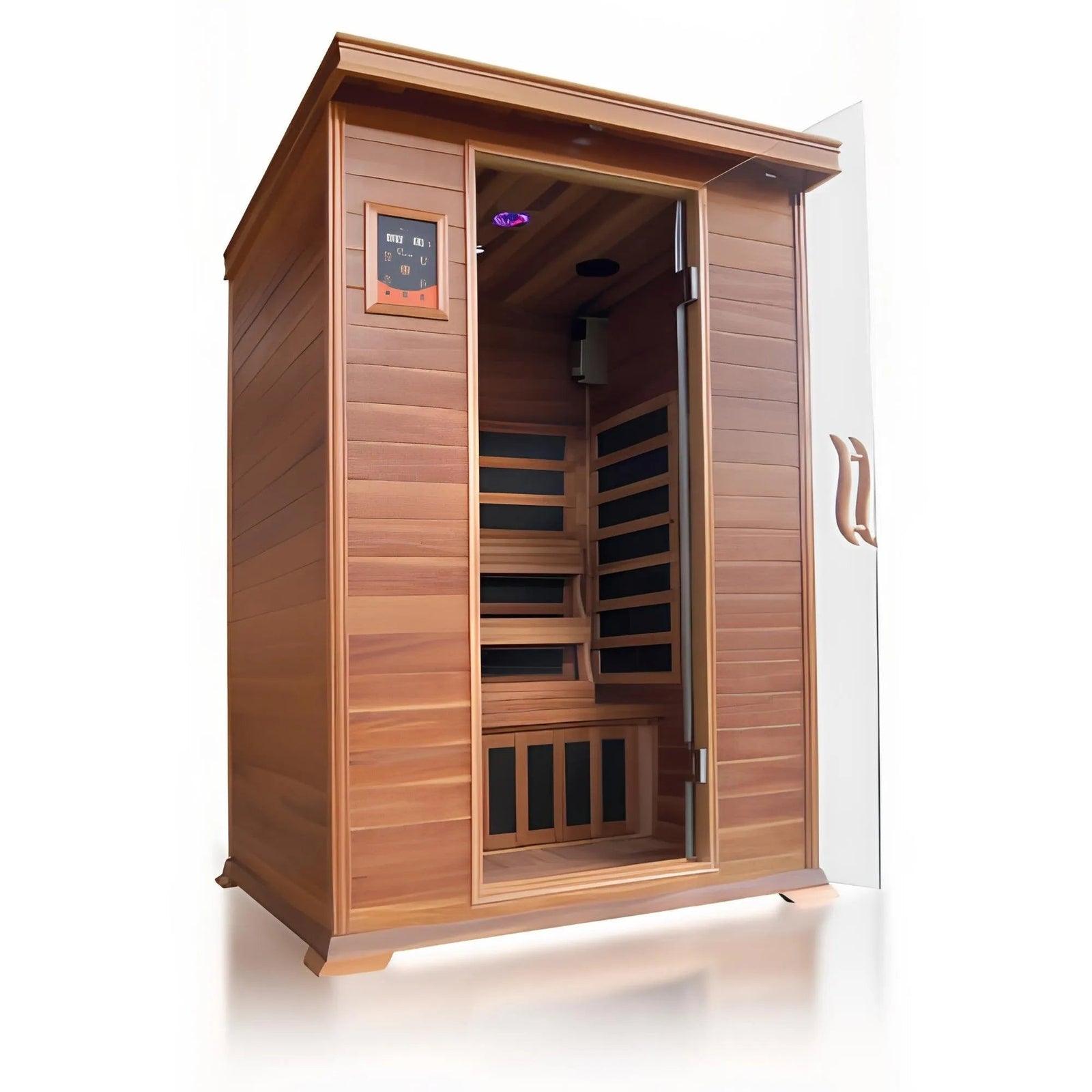 Sunray Sierra 2 - Person Indoor Infrared Sauna HL200K - Topture