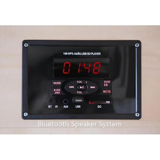 Sunray Sierra 2 - Person Indoor Infrared Sauna HL200K - Topture