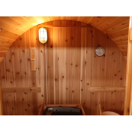 Sunray Solace 200SH | 2 - Person Traditional Barrel Sauna - Topture