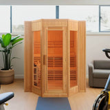 Sunray Tiburon 4 - Person Traditional Steam Sauna HL400SN - Topture