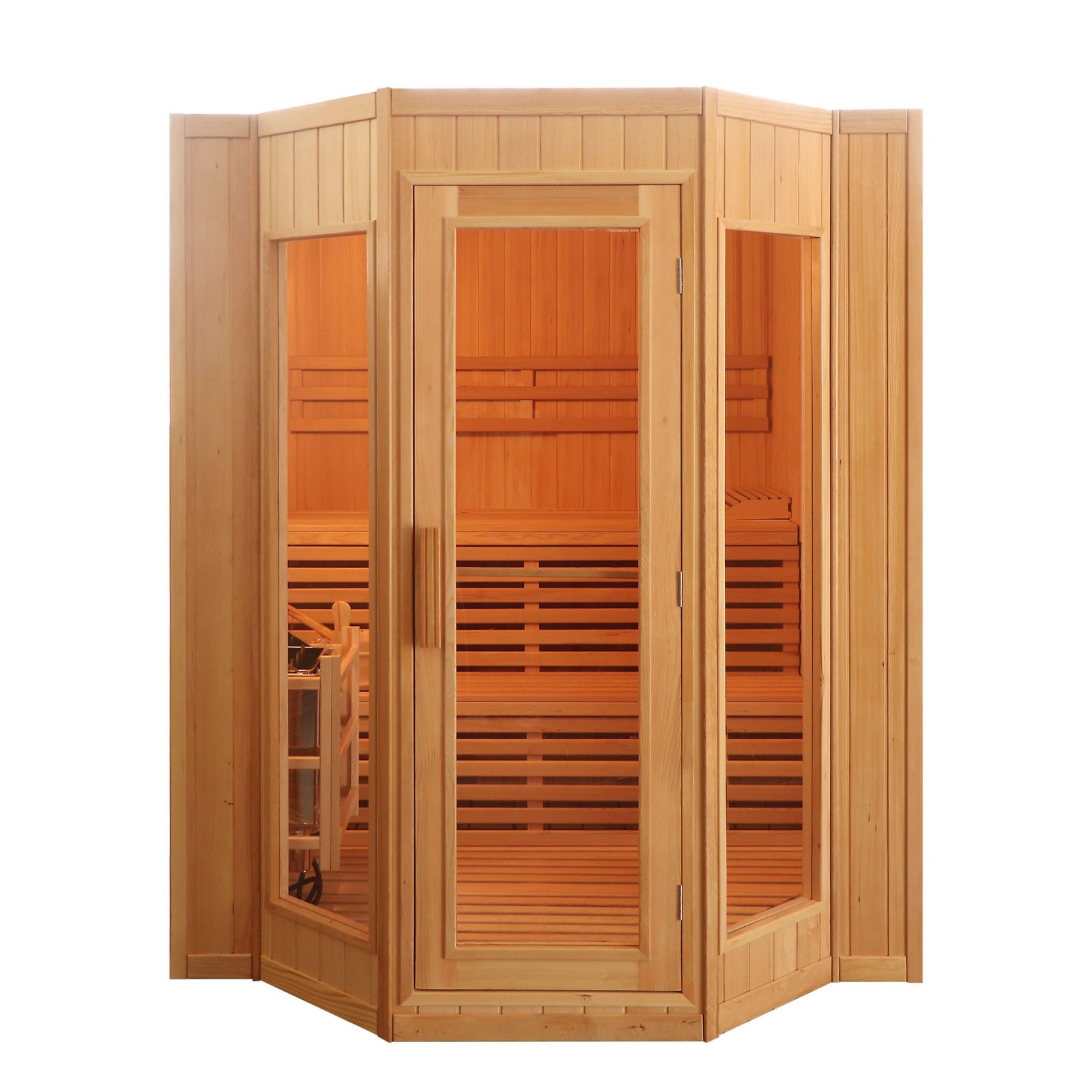 Sunray Tiburon 4 - Person Traditional Steam Sauna HL400SN - Topture